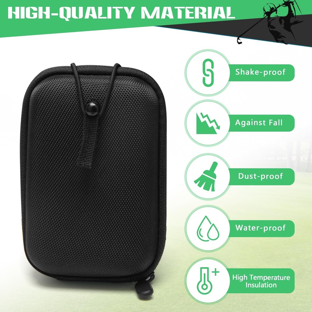 Golf Rangefinder Hard Shell Case, Case Universal Black
