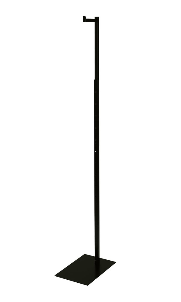 Black Adjustable Single Costumer (Adjustable from 48" to 72")