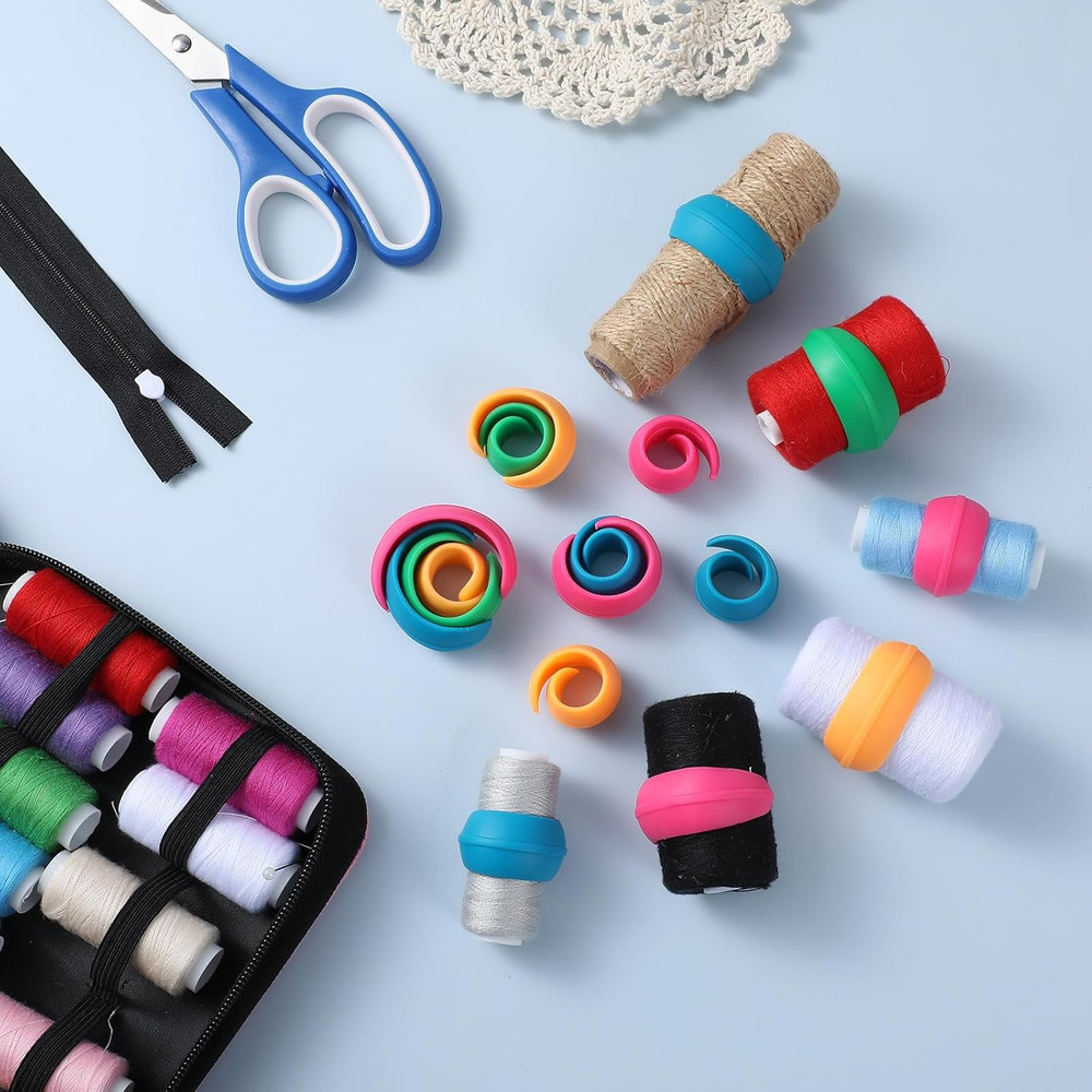 200 Pcs Upgraded Thread Holder/Spool Huggers Compatible with Larger Spools- Keep