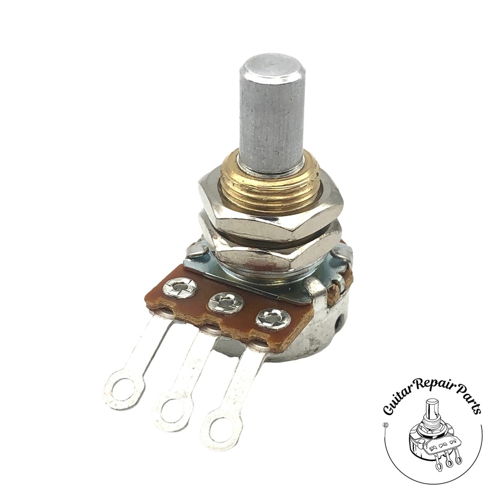 Bourns 500k Mini Potentiometer, Audio Taper, Solid Shaft