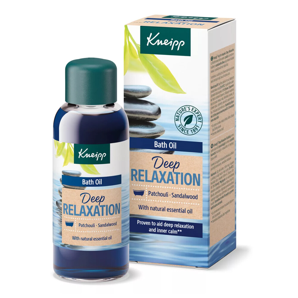 Kneipp Deep Relaxation Bath Oil Natural Essential Oils for Inner Peace 10x100ml