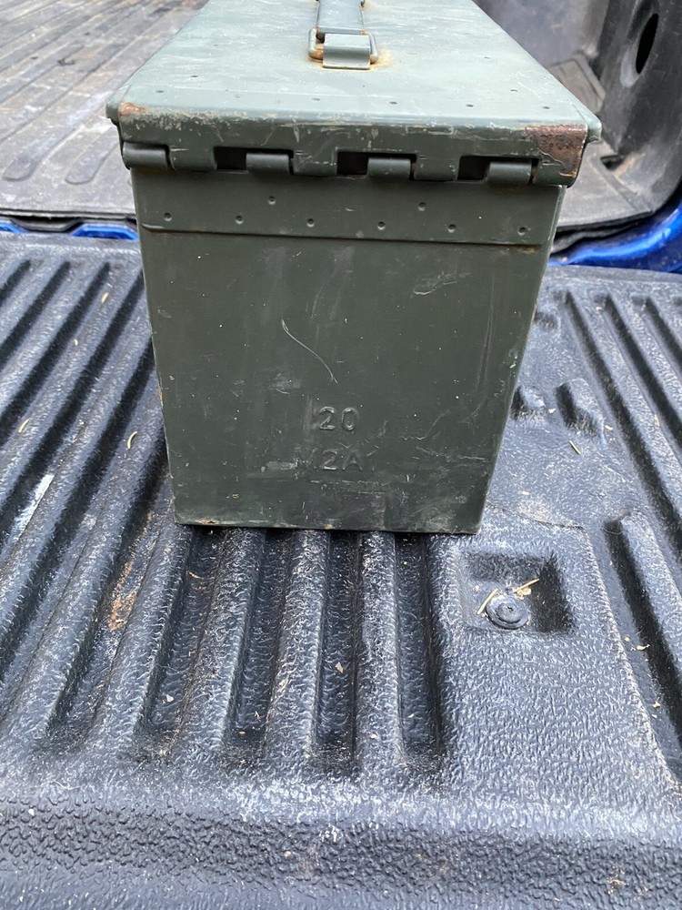 Military Style Ammo Can 50-cal M2A1 Ammo Box (empty)