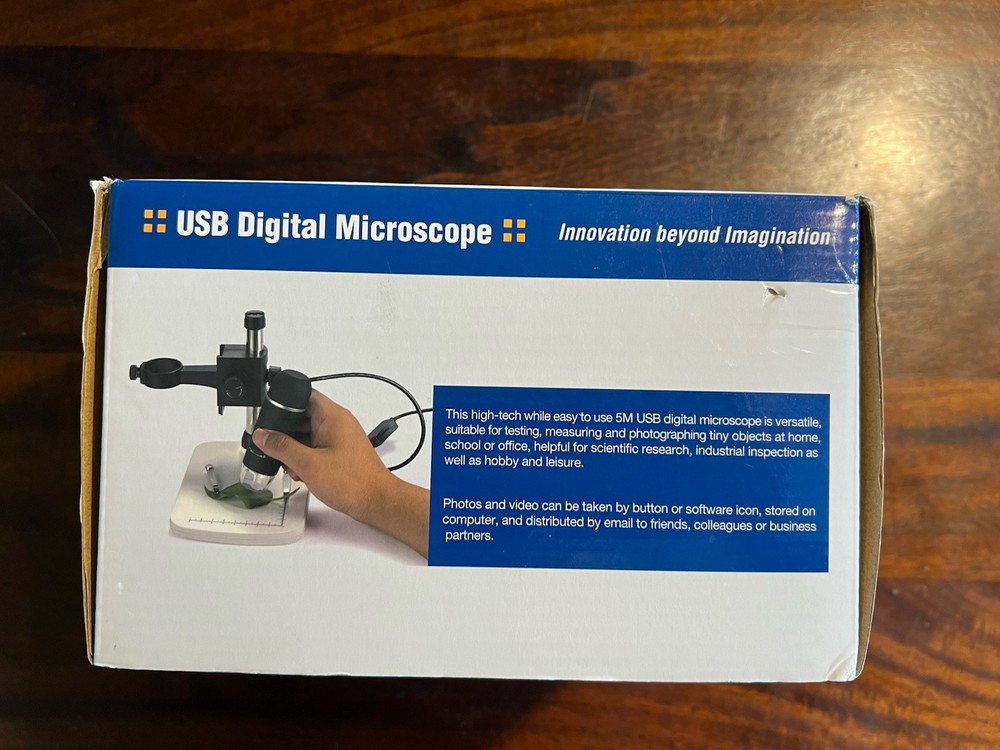 USB Digital Microscope, With 300x Magnifications And 5M Pixels Image Sensor