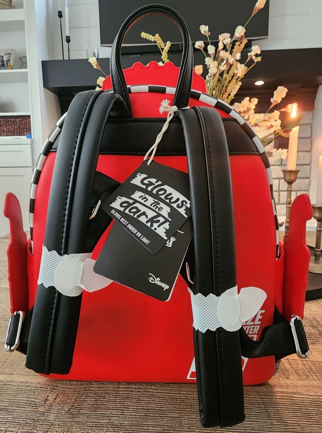 NWT Loungefly Disney Pixar Cars Mack Cosplay Glow In The Dark Mini Backpack