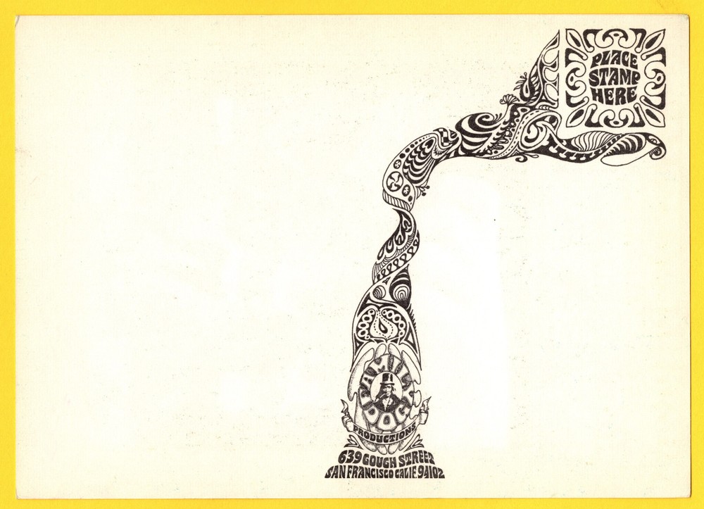 SteVe MiLLer Mother Earth FD78 AVaLon BaLLrOOm 1967 PoStcard