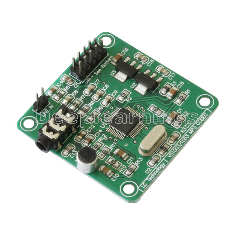 VS1053 MP3 Module Development Board On-Board Recording Function SPI Interface