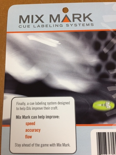 Mix Mark Cue Labeling System (Stickers for DJs)