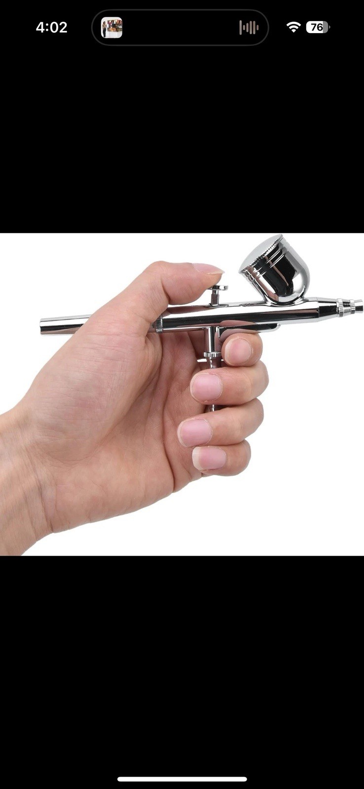 Gothobby 0.3mm Gravity Feed Dual-action Airbrush Paint Spray Gun Kit Set