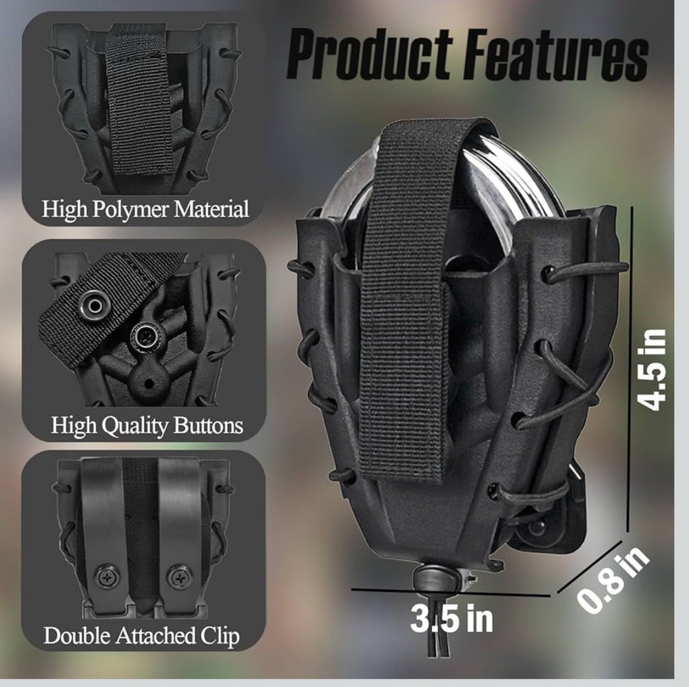 Handcuff Holster, Open Top Handcuff Cas