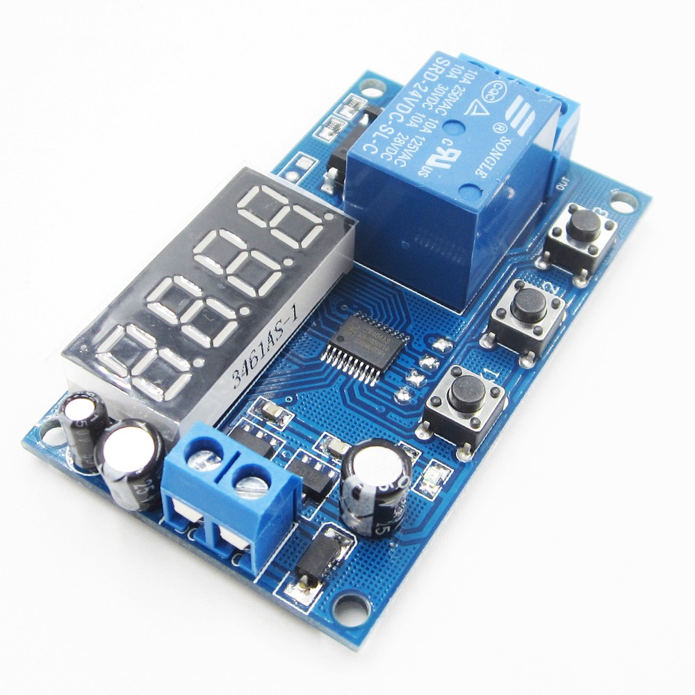 DC 24V High Performance Digital LED Delay Timer Module Switch Control Relay