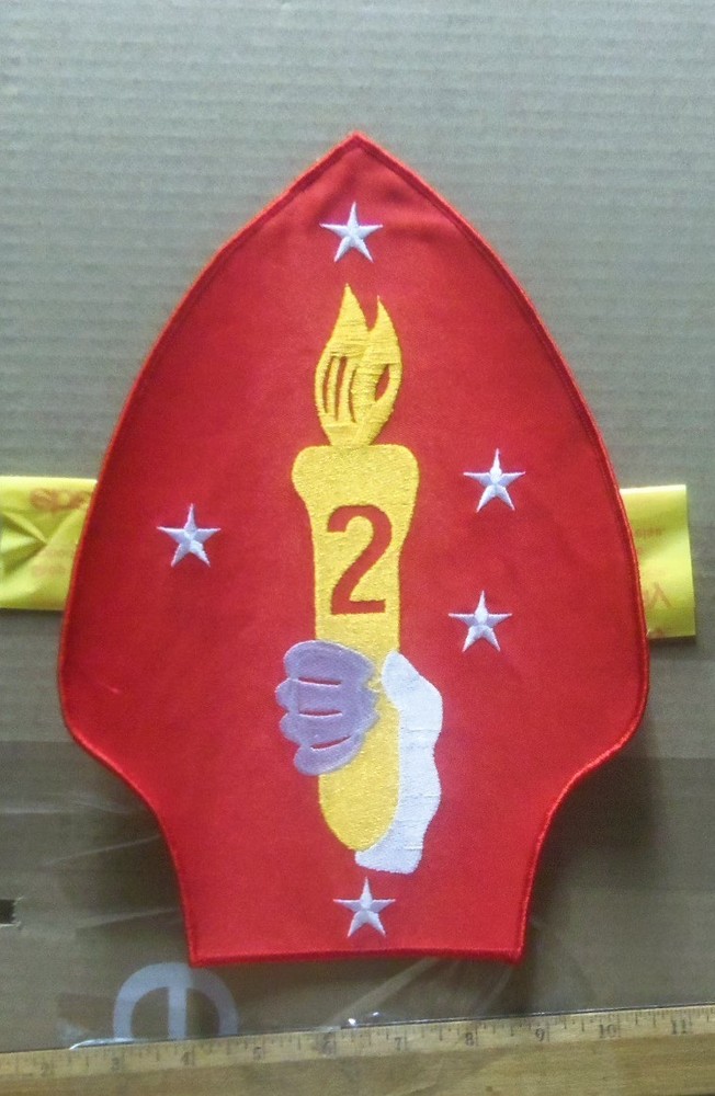 US Marine Corps – 2nd Marine Division Embroidered Back Patch