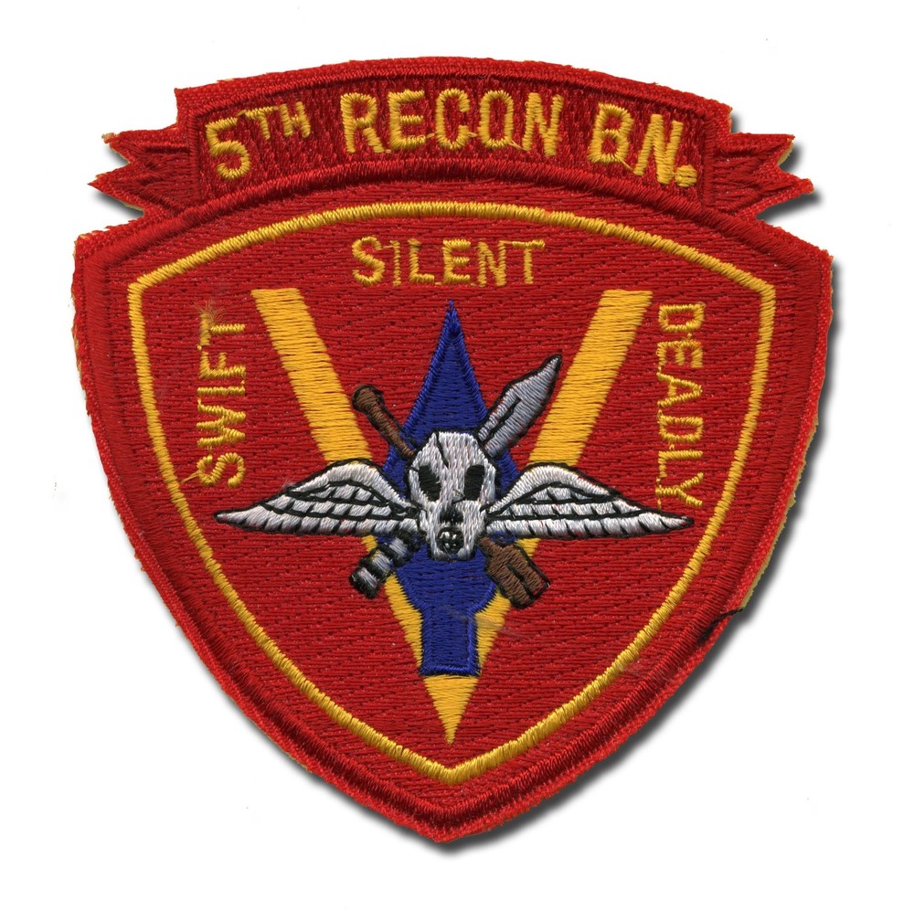 Patch - USMC 5th Recon Bn  Marines  L011