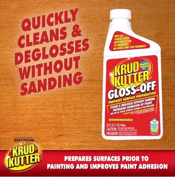 Krud Kutter Gloss Off Pre-Paint Surface Preparation 32 Oz