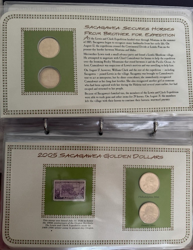 sacagawea dollar coins complete set