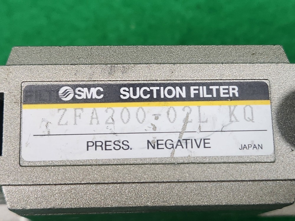 SMC ZFA200-02LKQ SUCTION FILTER, USED