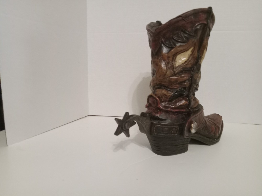 Poly Reain Boot With Spur