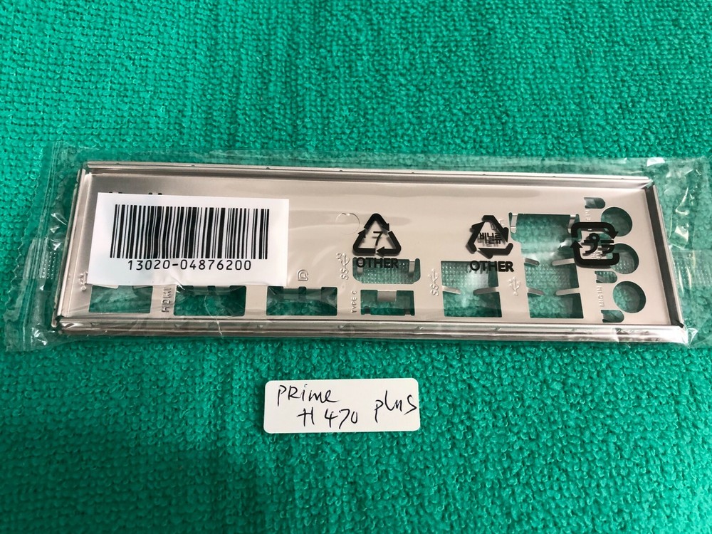 ASUS  IO SHIELD FOR  ASUS PRIME H470 PLUS  ,ORIGINAL