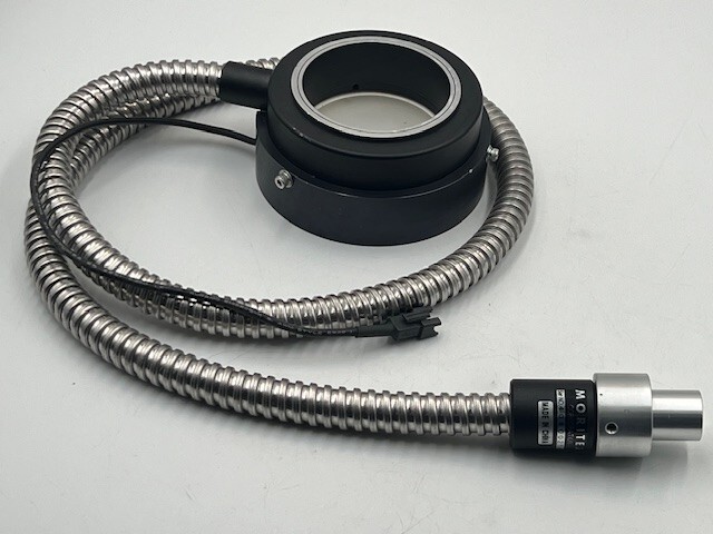 Schott Red Light Source LED Illuminator A20960 with Optical Fiber Ring Used