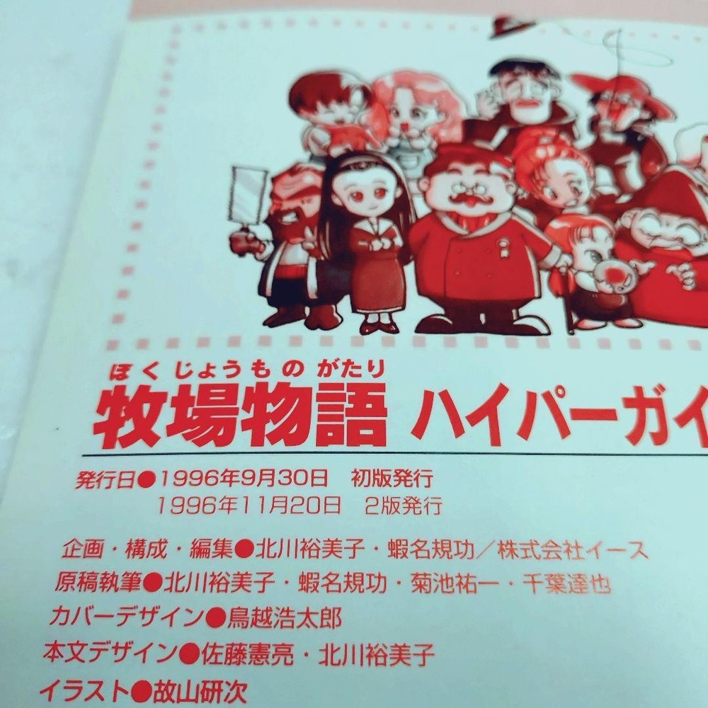 [Good condition] Harvest Moon Hyper Guidebook