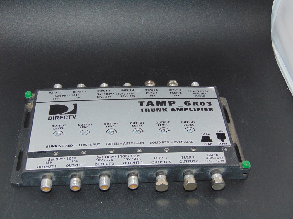 SONORA TAMP 6 R03 TRUNK AMPLIFIER 6 Input - DIRECTV