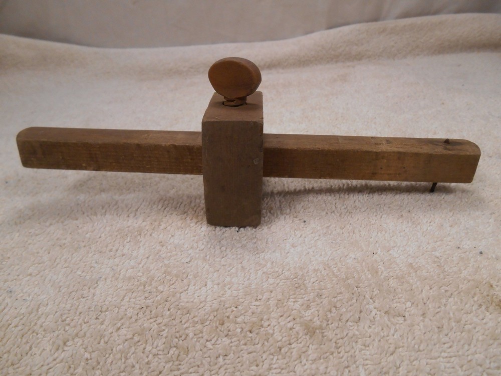 ANTIQUE WOOD MORTISE MARKING SCRIBE