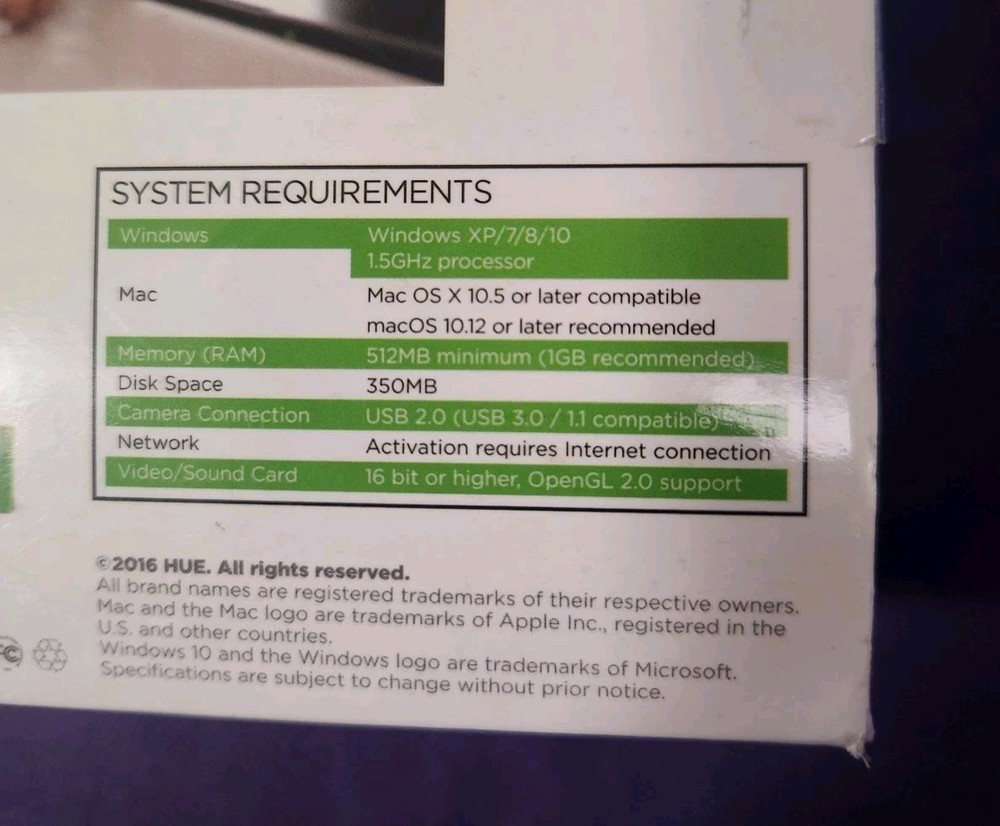 HUE Animation Studio Blue | Complete Stop Motion Animation Kit | Open Box