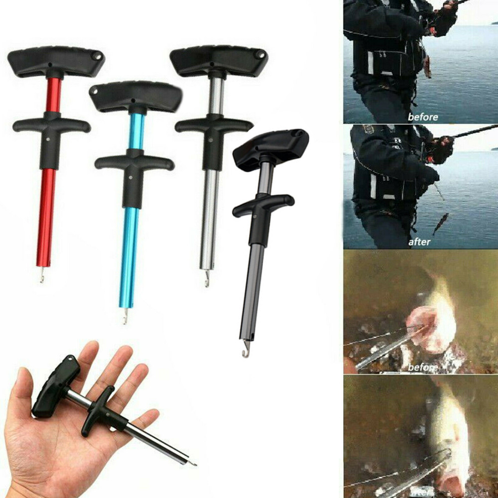 New T-type Easy Fish Hook Remover Minimizing Injuries Fishhooks Removal  Tool  S