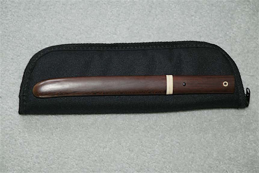 14" X 4" Custom Tanto Case padded, zippered - Nice fit for WW2 Japanese Tanto