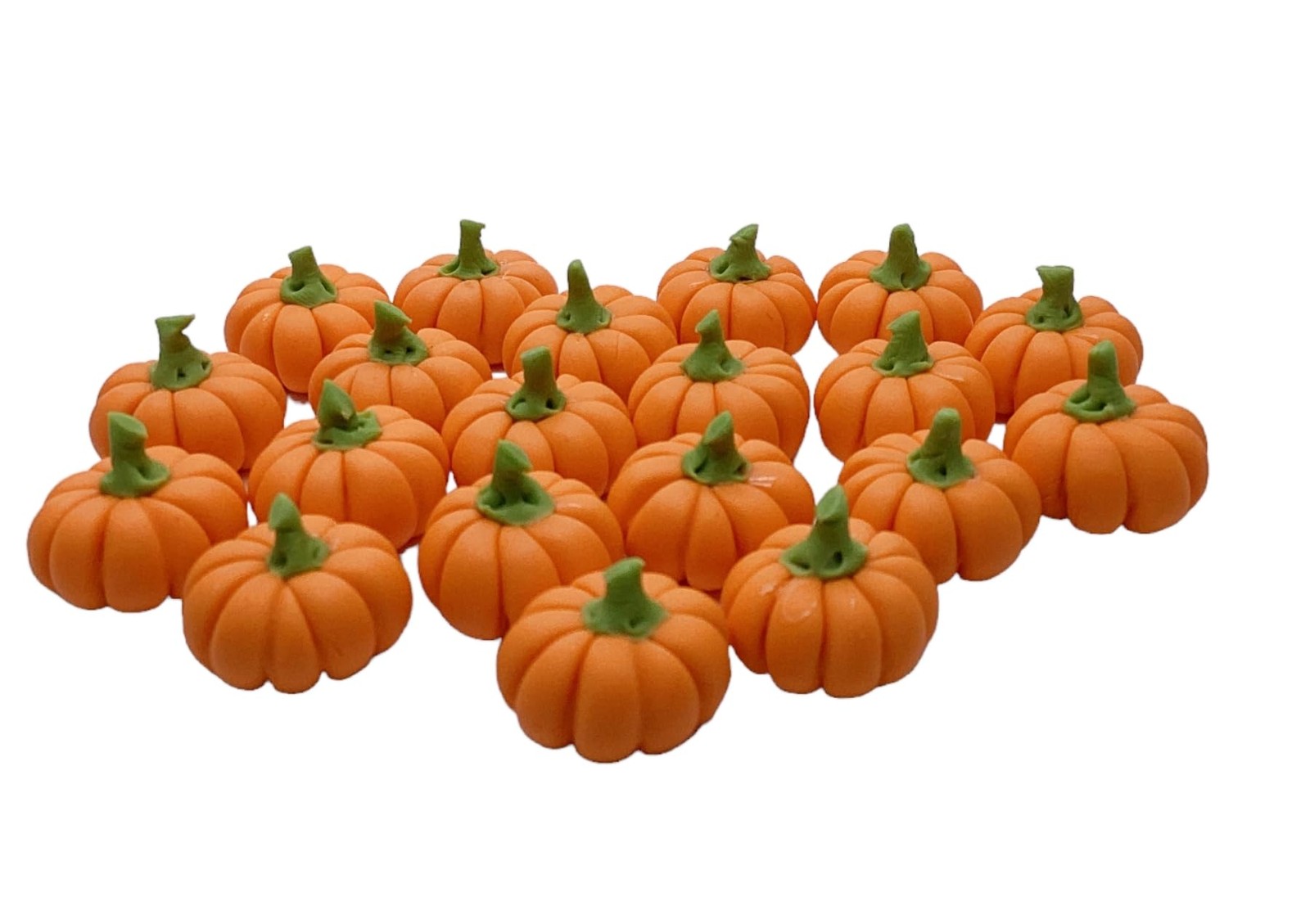 AIICraft 20 Mini Pumpkins Vegetable Fruit Garden (2" x 1" x 1"), Orange