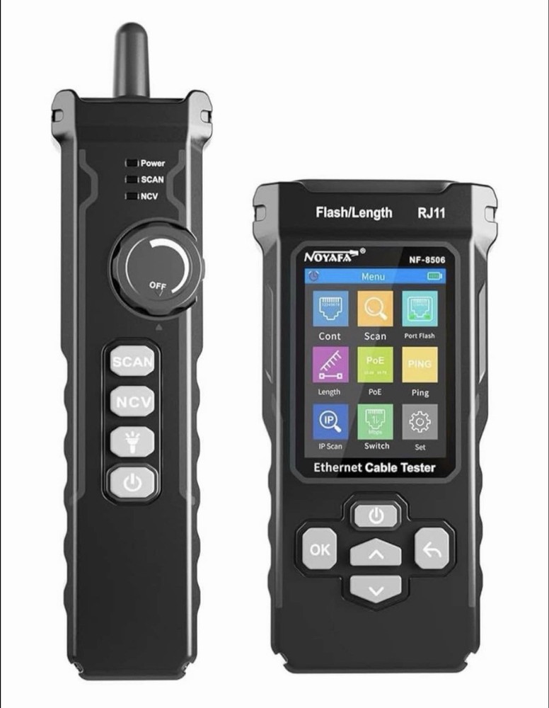 CAT5 CAT6 Ethernet Cable Tester, PoE PingTest,