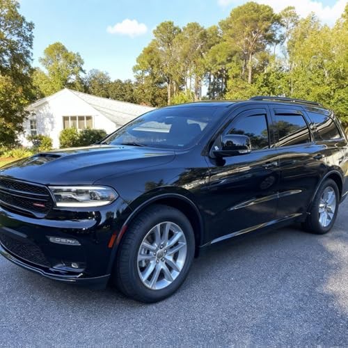 in-Channel Window Visors Vent Deflectors Compatible with For Dodge Durango