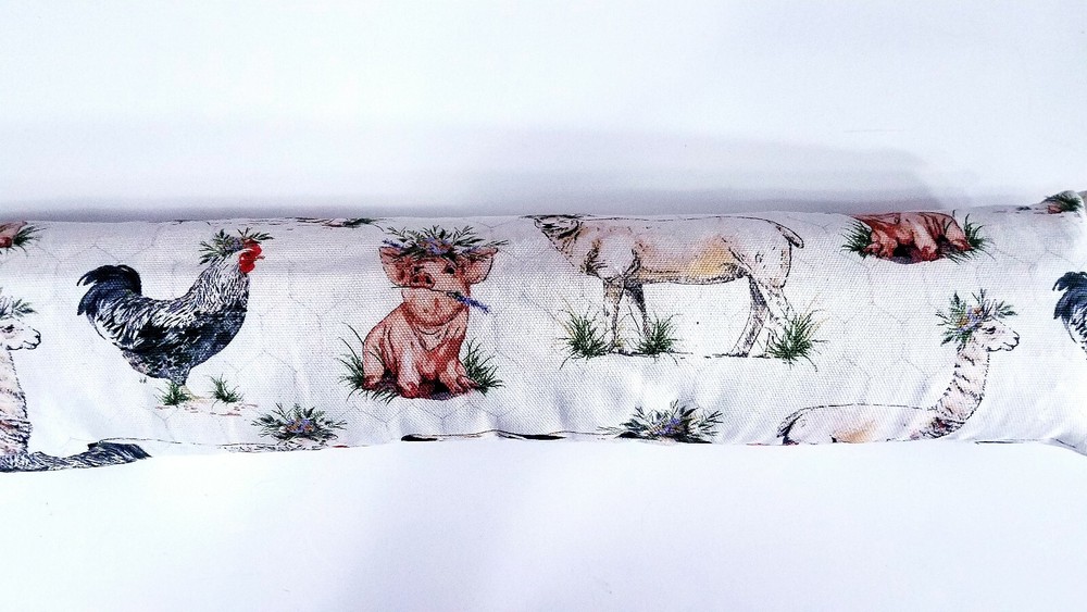 Draft Stopper, Cedar Filled, Draft Stopper, Window Draft Stopper, farm, cows