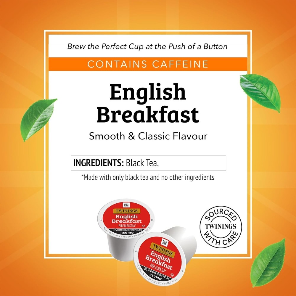 English Breakfast Black Tea Pods 72-Count Pack