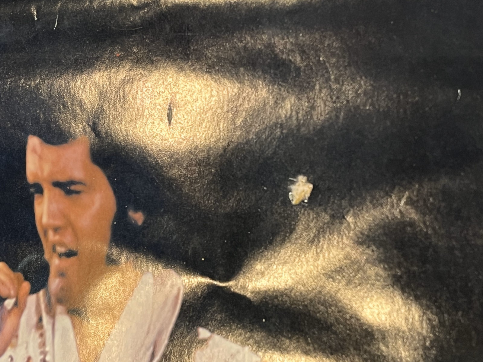 Vintage 1977 Elvis Presley Poster 22x27 in Memory 1935-1977 White Suit