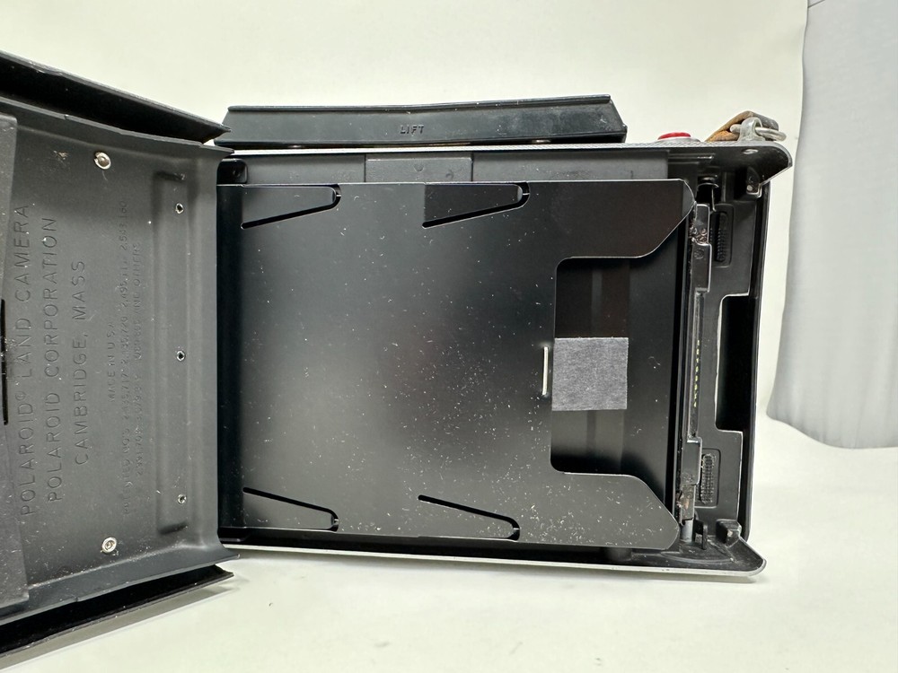 Polaroid Folding Land Camera Vintage Automatic 100 with strap booklets UNTESTED