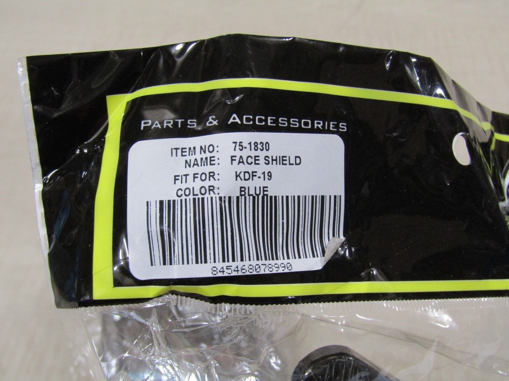 SCORPION KDF-19 BLUE FACESHIELD 75-1830