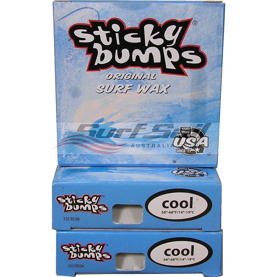 Sticky Bumps Cool Water Surf Wax 3 Pack