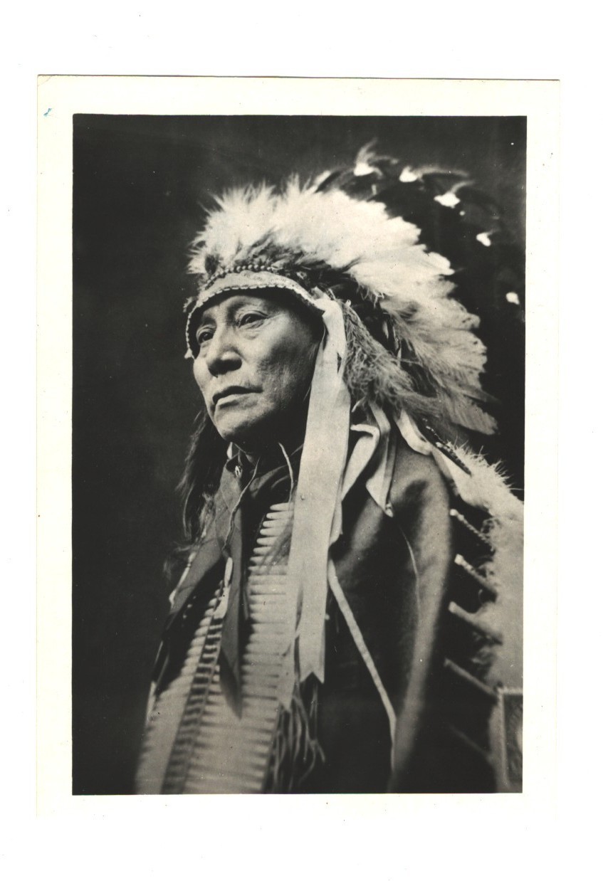 REAL PHOTO OF SIOUX INDIAN CHIEF HENRY HORN BEAR
