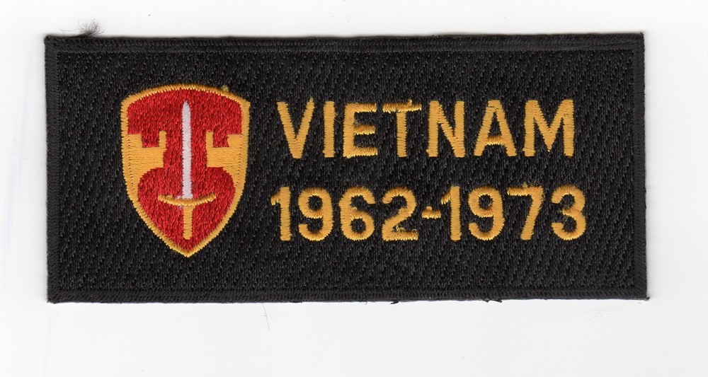 MACV Vietnam - Unit & Date Patch BC Patch Cat No L244