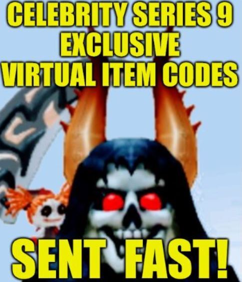 Roblox Celebrity Series 9 Exclusive Virtual Item Code Messaged FAST