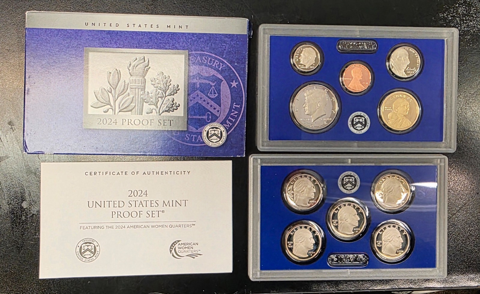 2024-S U.S. Mint Clad Proof Set - With Box & COA
