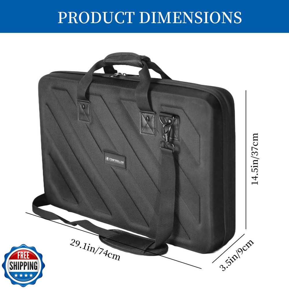 CAIOVSE DJ Controller Case Compatible with Pioneer DJ Controller