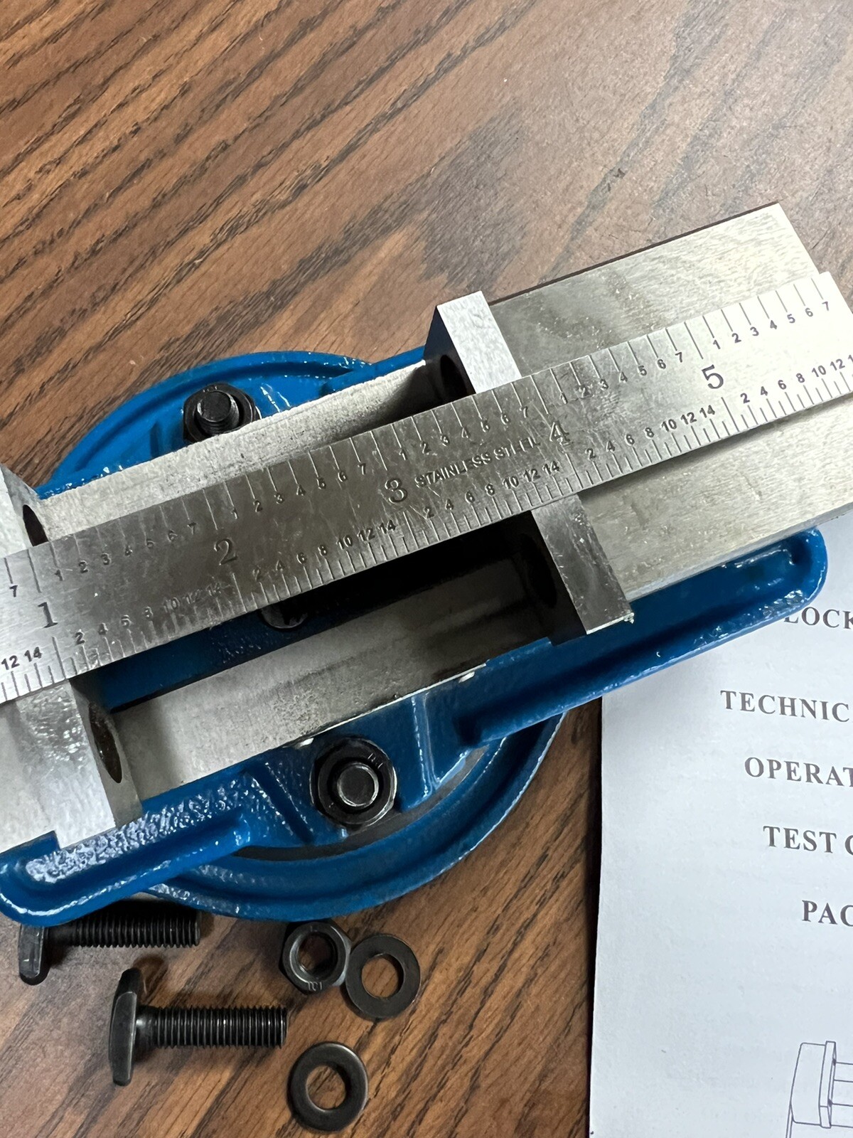 2” ANG-LOCK MILLING MACHINE VISE w. swivel base #850-200 NEW