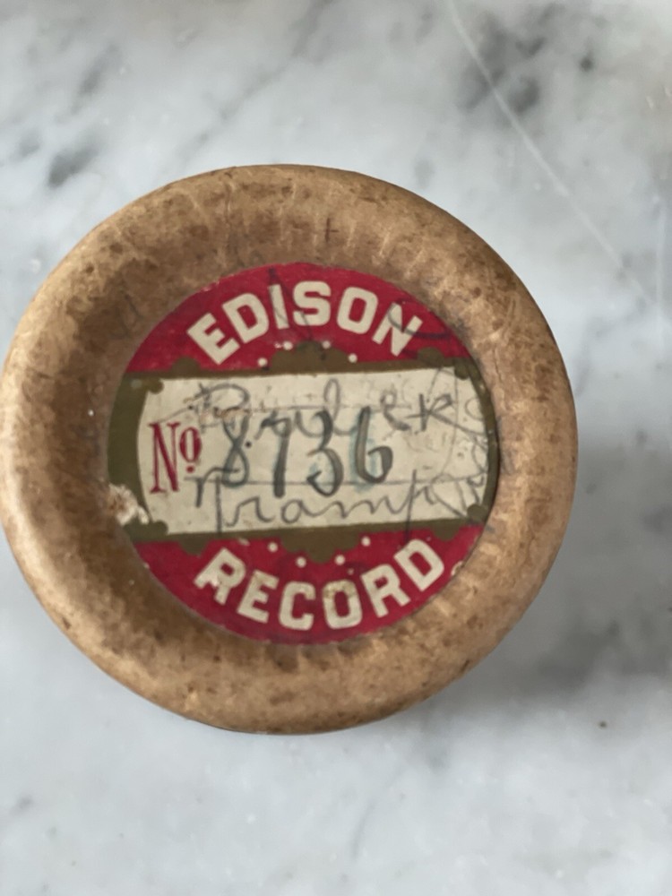 Edison Cylinder Record Talking Two Rubes The Vaudeville 8736 Untested