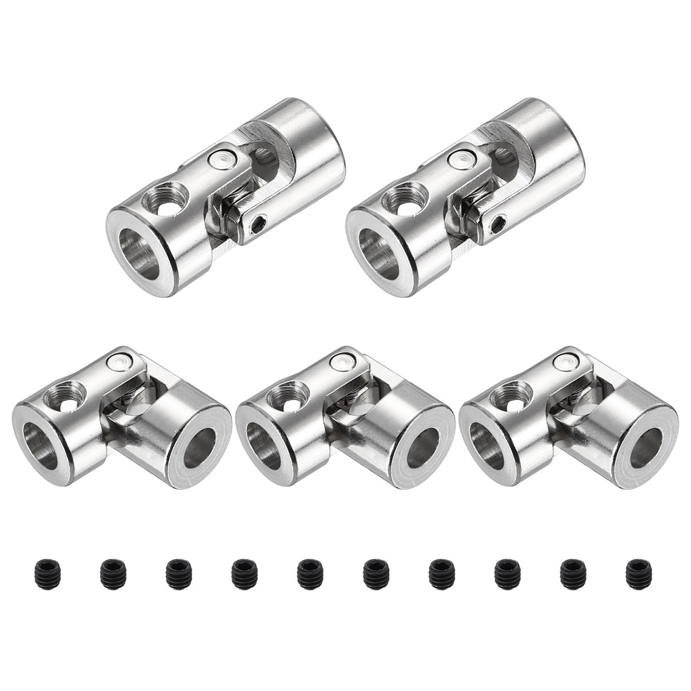 5pcs Rotatable Joint, 5mm to 5mm Inner Dia Universal Joint