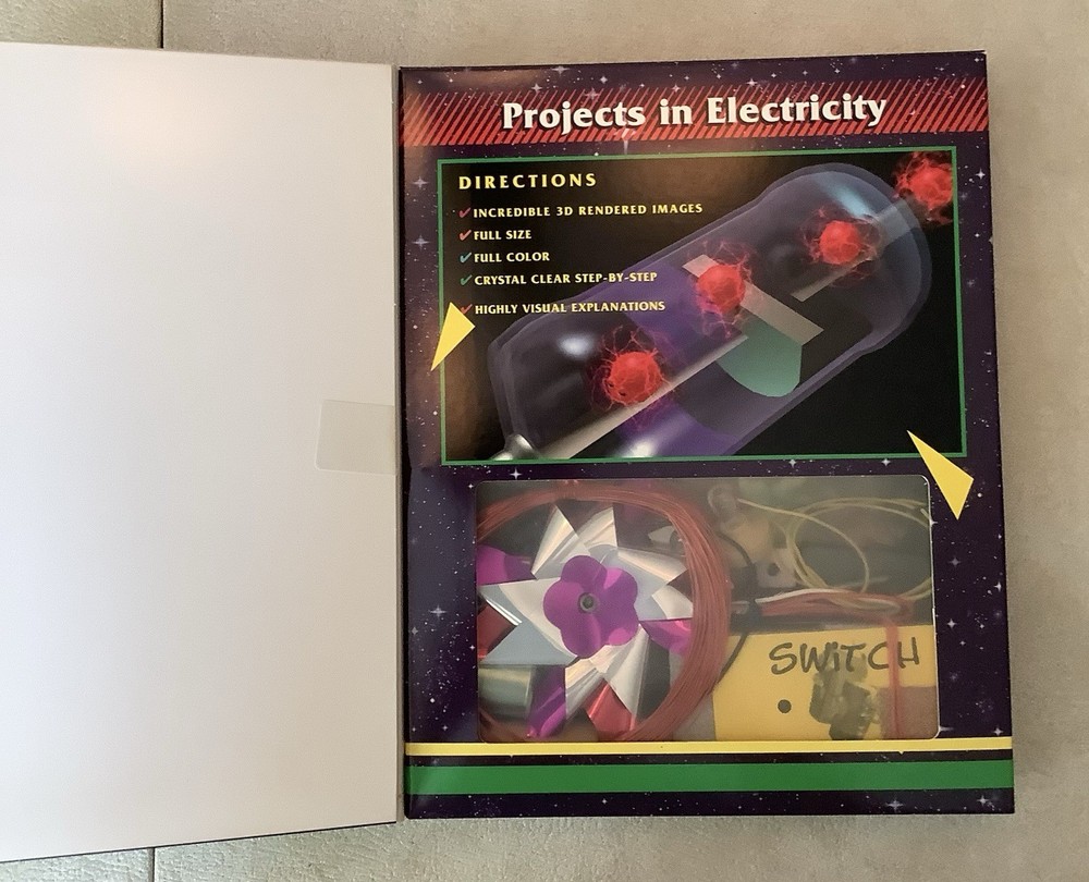 ElectroWizard Inventions Projects In Electricity Educational Toy - Vintage