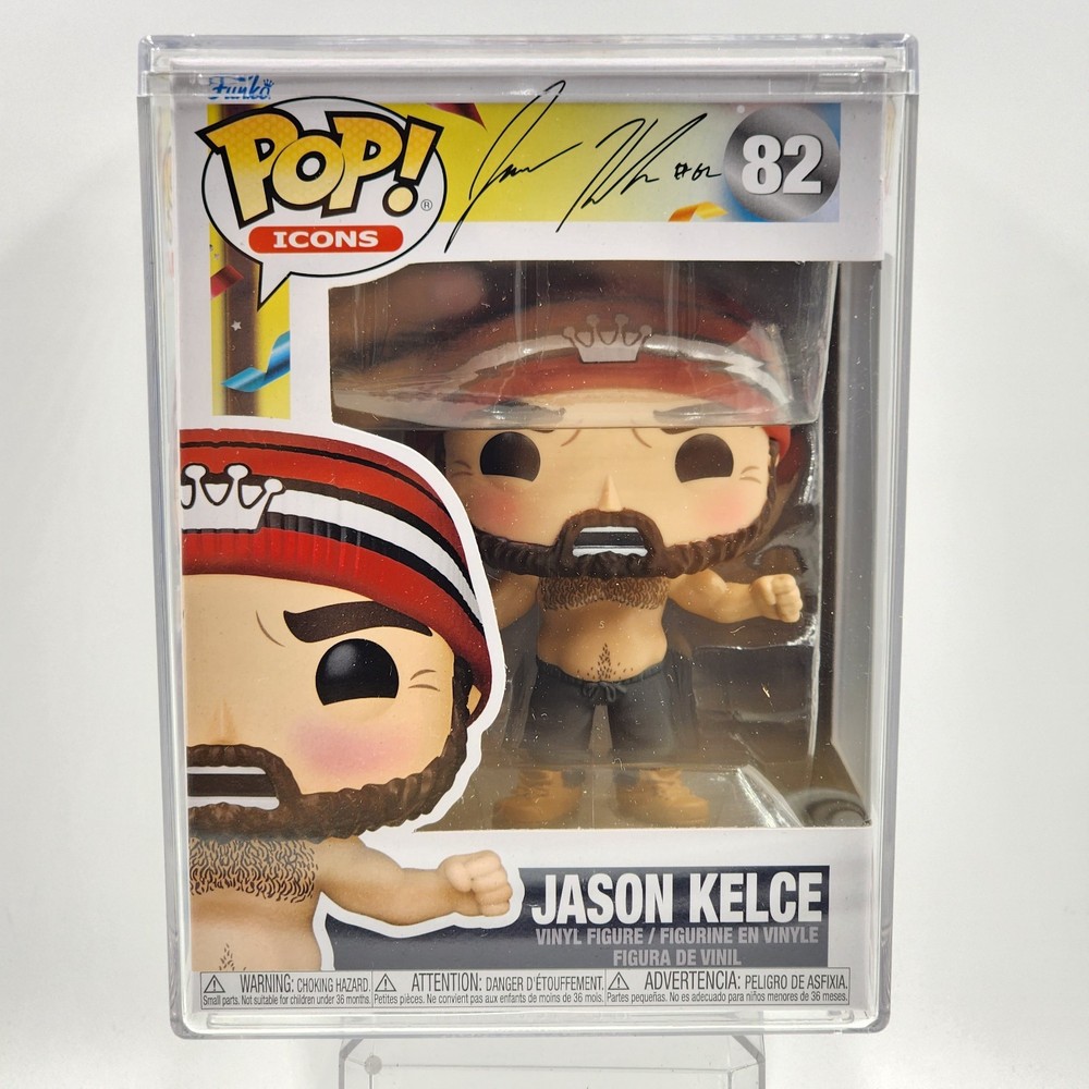 JASON KELCE (Shirtless) Funko Pop # 82 w/ Hard Stack