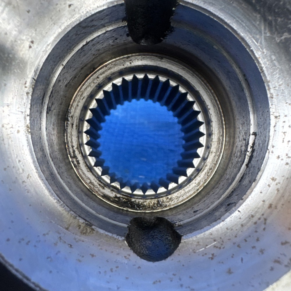 BMW E32 E34 input front flange 6x86 210 large case LSD open diff shaft cup