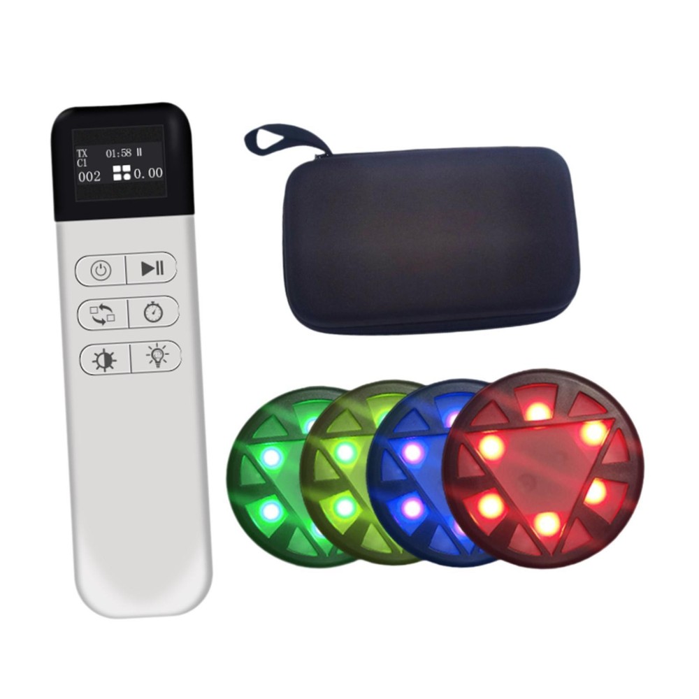 4Pcs Reaction Training Lights with Remote Control 6 Modes Agility Training Light