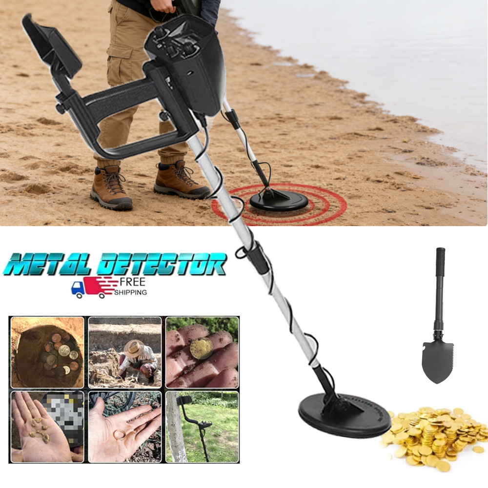 Underground Metal Detector Gold Digger Hunter Deep Sensitive Waterproof Coil